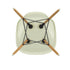 Cadeira Eames em Fibra de Vidro DSW / Base Freixo